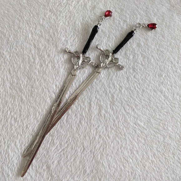 Sword Hairpins Set - Picture 2 of 13